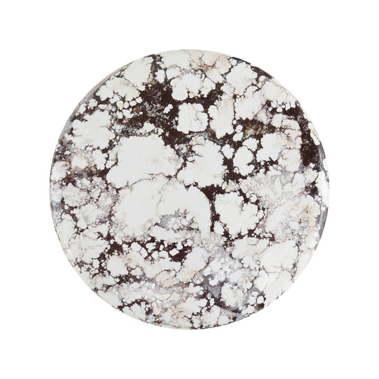 White Buffalo Gemstone - Round Cabochon 32mm Pkg/1