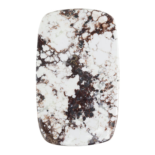 White Buffalo Gemstone - Freeform Cabochon 44mm x 27mm Pkg/1 - Cool Tools