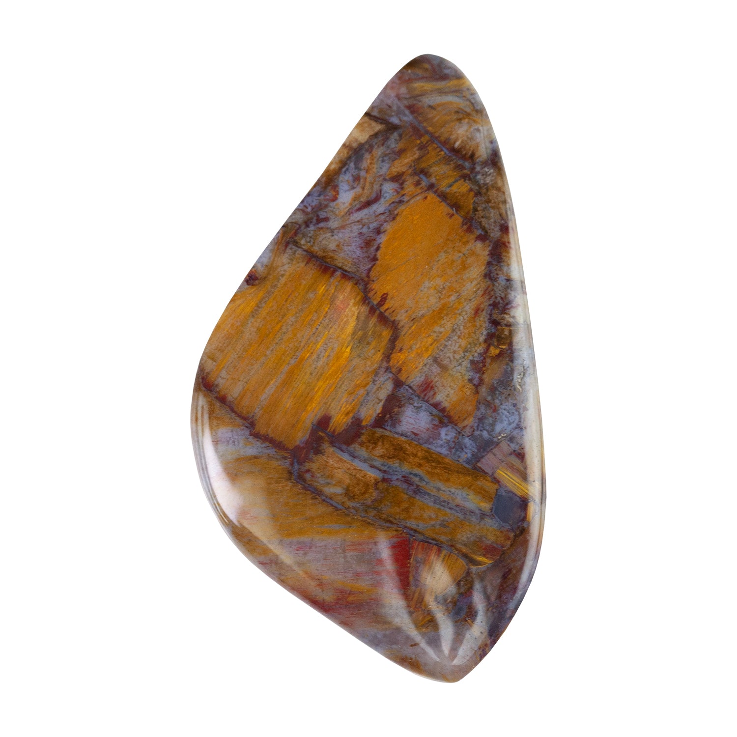 Pietersite Gemstone - Freeform Cabochon 38mm x 21mm Pkg/1