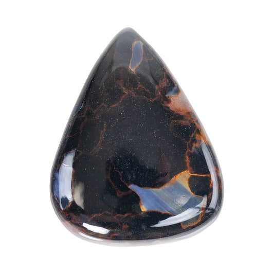 Pietersite Gemstone - Freeform Cabochon 30mm x 23mm Pkg/1
