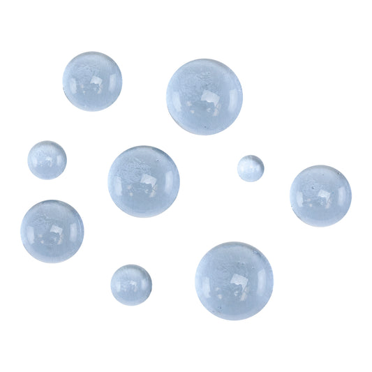 Colored Glass Cabochon - Neo Lavender - Round