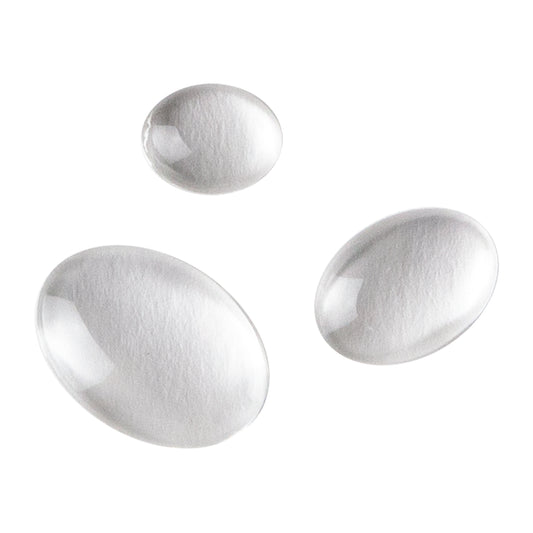 Clear Glass Cabochon - Oval