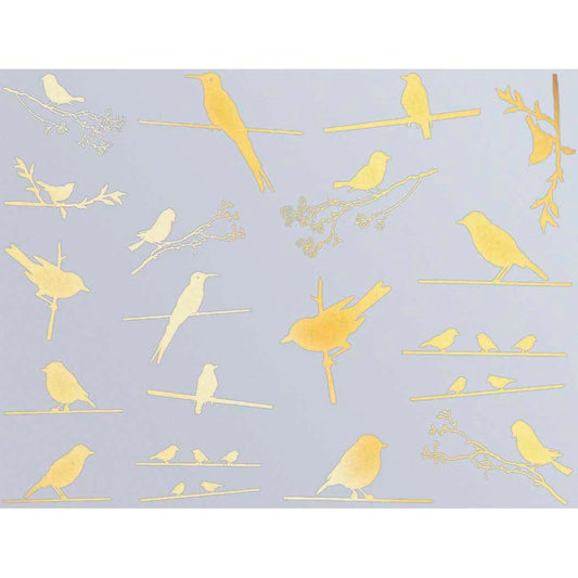 Enamel, Ceramic & Glass Decals - Birds on a Wire