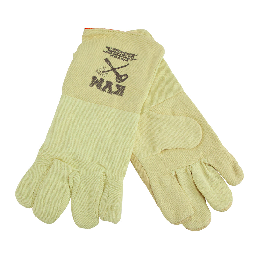 yellow Vegan Light Duty Welding Gloves