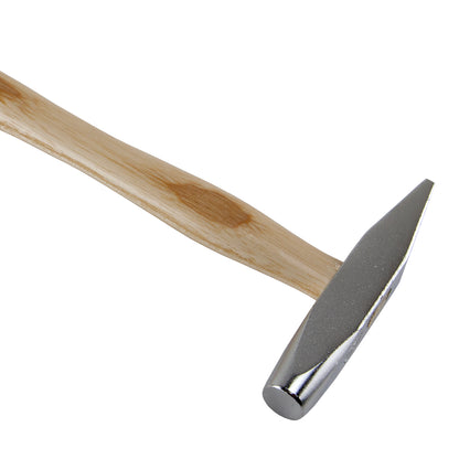 Hammer - Riveting

3/8" face.&nbsp;Riveting hammer has one end is flat for general purpose and the other is chisel-shaped for spreading rivet heads. Round 3/8″ face has a head length of 3″ and weighs 2.5 oz. Handles are seasoned ash.

Use with riveting anvil or stainless steel bench block for perfect rivets.