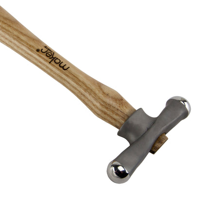 Fretz - Maker Large Embossing Hammer&nbsp;

The Maker Large Embossing Hammer textures metal with two ball shaped ends of different sizes. The textures can be varied by changing the force of the blow. The hammer is also used to emboss or sink shapes into cavities or a sand bag.


Each hammer in the Maker line is made with a signature 420 stainless steel and have polished faces ready for use. The handles are North American ash with the logo on the handle.
