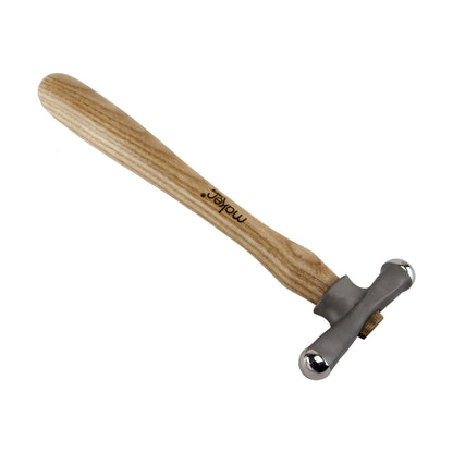 Fretz - Maker Large Embossing Hammer&nbsp;

The Maker Large Embossing Hammer textures metal with two ball shaped ends of different sizes. The textures can be varied by changing the force of the blow. The hammer is also used to emboss or sink shapes into cavities or a sand bag.


Each hammer in the Maker line is made with a signature 420 stainless steel and have polished faces ready for use. The handles are North American ash with the logo on the handle.