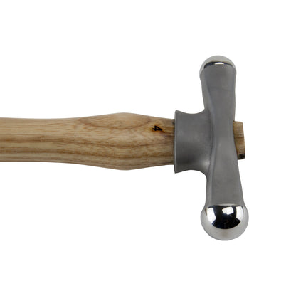 Fretz - Maker Large Embossing Hammer&nbsp;

The Maker Large Embossing Hammer textures metal with two ball shaped ends of different sizes. The textures can be varied by changing the force of the blow. The hammer is also used to emboss or sink shapes into cavities or a sand bag.


Each hammer in the Maker line is made with a signature 420 stainless steel and have polished faces ready for use. The handles are North American ash with the logo on the handle.