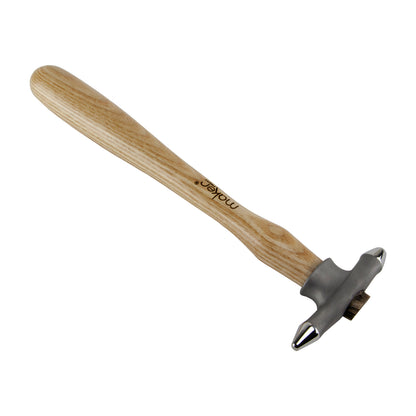 Fretz - Maker Small Embossing Hammer

The Maker Small Embossing Hammer has two round ends but they are much smaller than the Large Embossing Hammer. The smaller ends make interesting textures on smaller shapes where larger hammers would overwhelm the project.
Each hammer in the Maker line is made with a signature 420 stainless steel and have polished faces ready for use. The handles are North American ash with the logo on the handle.