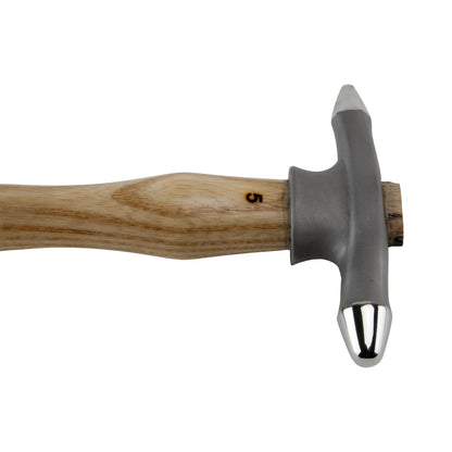Fretz - Maker Small Embossing Hammer

The Maker Small Embossing Hammer has two round ends but they are much smaller than the Large Embossing Hammer. The smaller ends make interesting textures on smaller shapes where larger hammers would overwhelm the project.
Each hammer in the Maker line is made with a signature 420 stainless steel and have polished faces ready for use. The handles are North American ash with the logo on the handle.