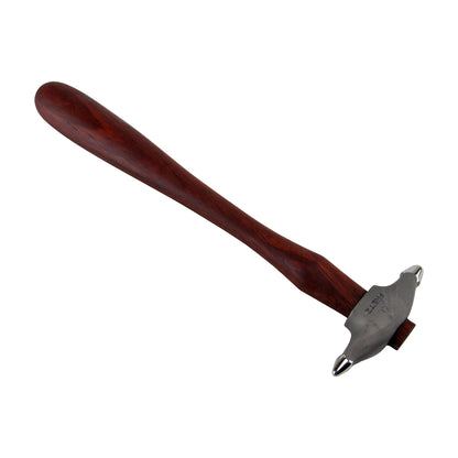 Small Embossing Hammer&nbsp;

The Small Embossing Hammer is used to form small raised areas by hammering from the inside in preparation for chasing or general shaping. This hammer leaves a very fine dimpled texture that can be greatly varied by the strength of the blow. Made of 420 stainless steel and Padauk wood.