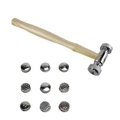 Hammer - Texturing - 9 Faces&nbsp;

Use to texture metal, wood and other material. 9 interchangeable faces.