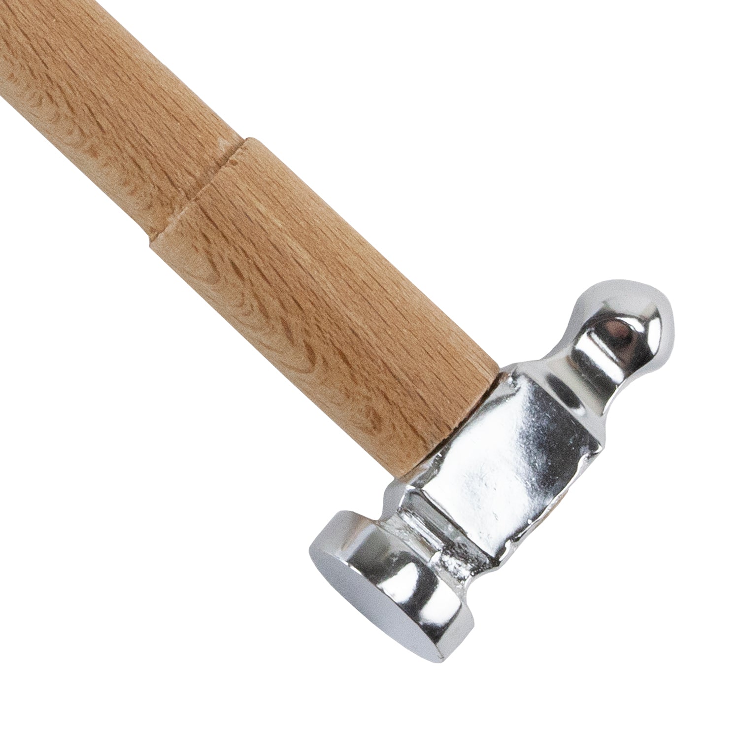 Chasing Hammer German Style

Use the large face to strike small tools and peen end for texturing or making rivets. This top quality hammer should be in every metal clay toolbox. Carbon steel head and ergonomically designed wood handle for perfect striking. A very comfortable and easy to use hammer. Head weighs 3oz with a 23mm face.