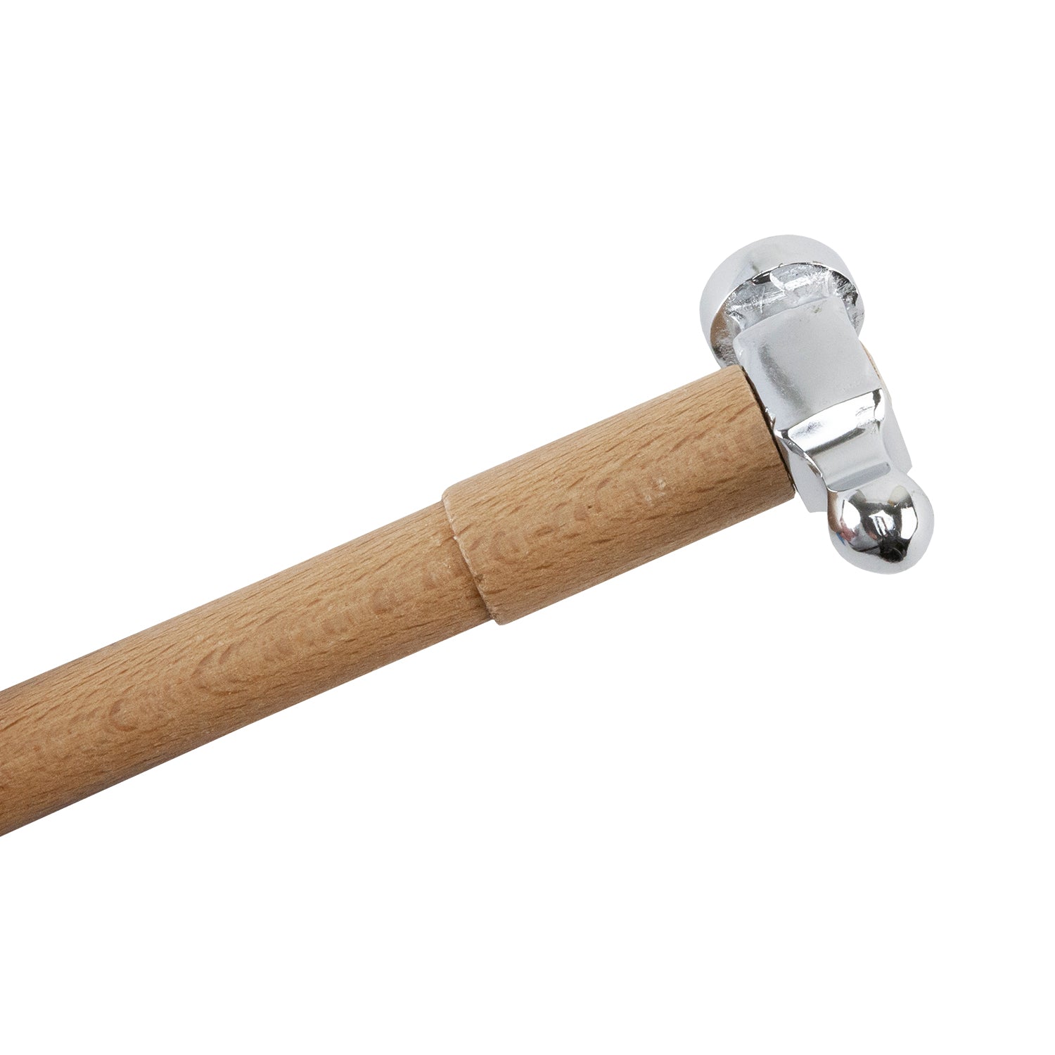 Chasing Hammer German Style

Use the large face to strike small tools and peen end for texturing or making rivets. This top quality hammer should be in every metal clay toolbox. Carbon steel head and ergonomically designed wood handle for perfect striking. A very comfortable and easy to use hammer. Head weighs 3oz with a 23mm face.