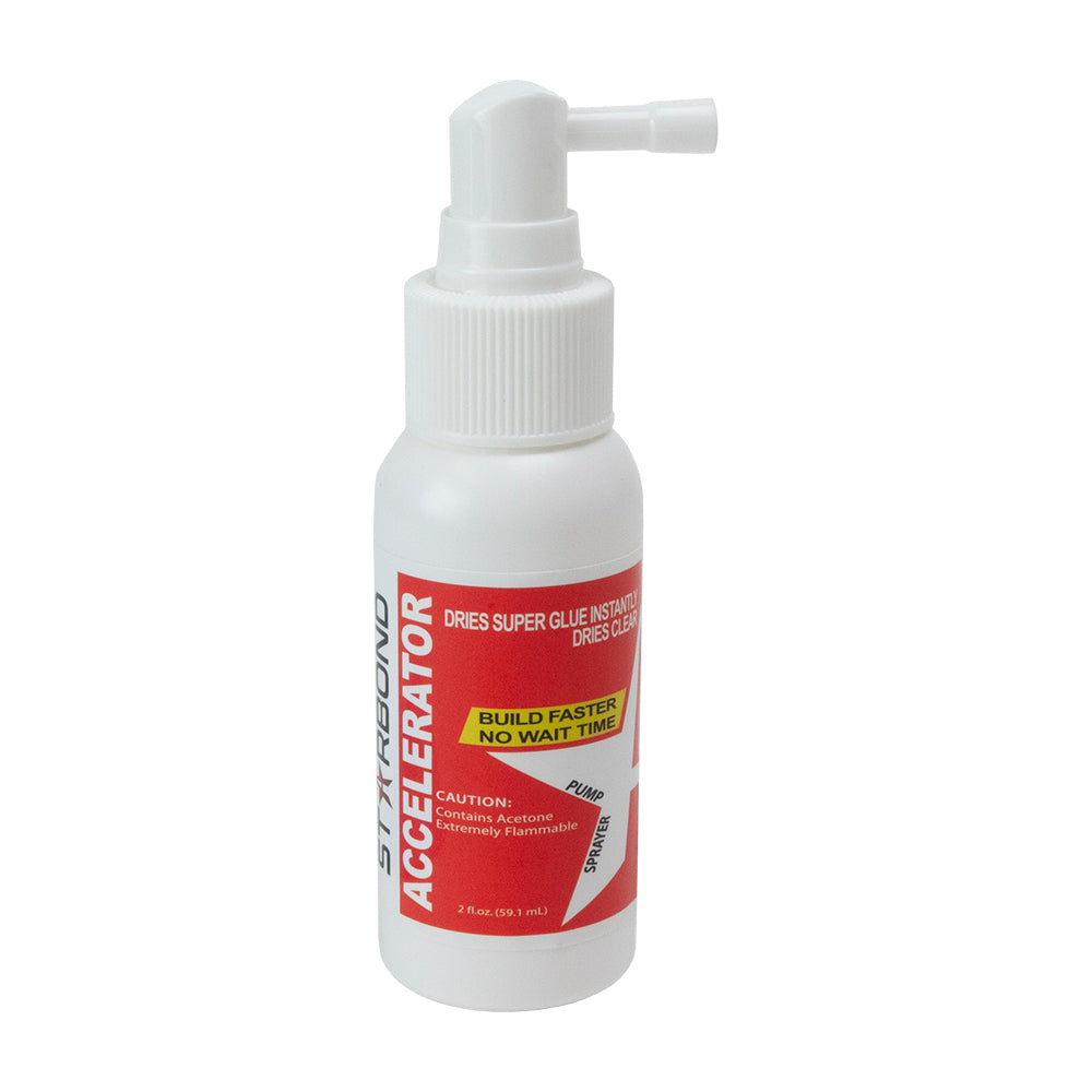 bottle of Starbond Pump Sprayer Accelerator - 2 oz