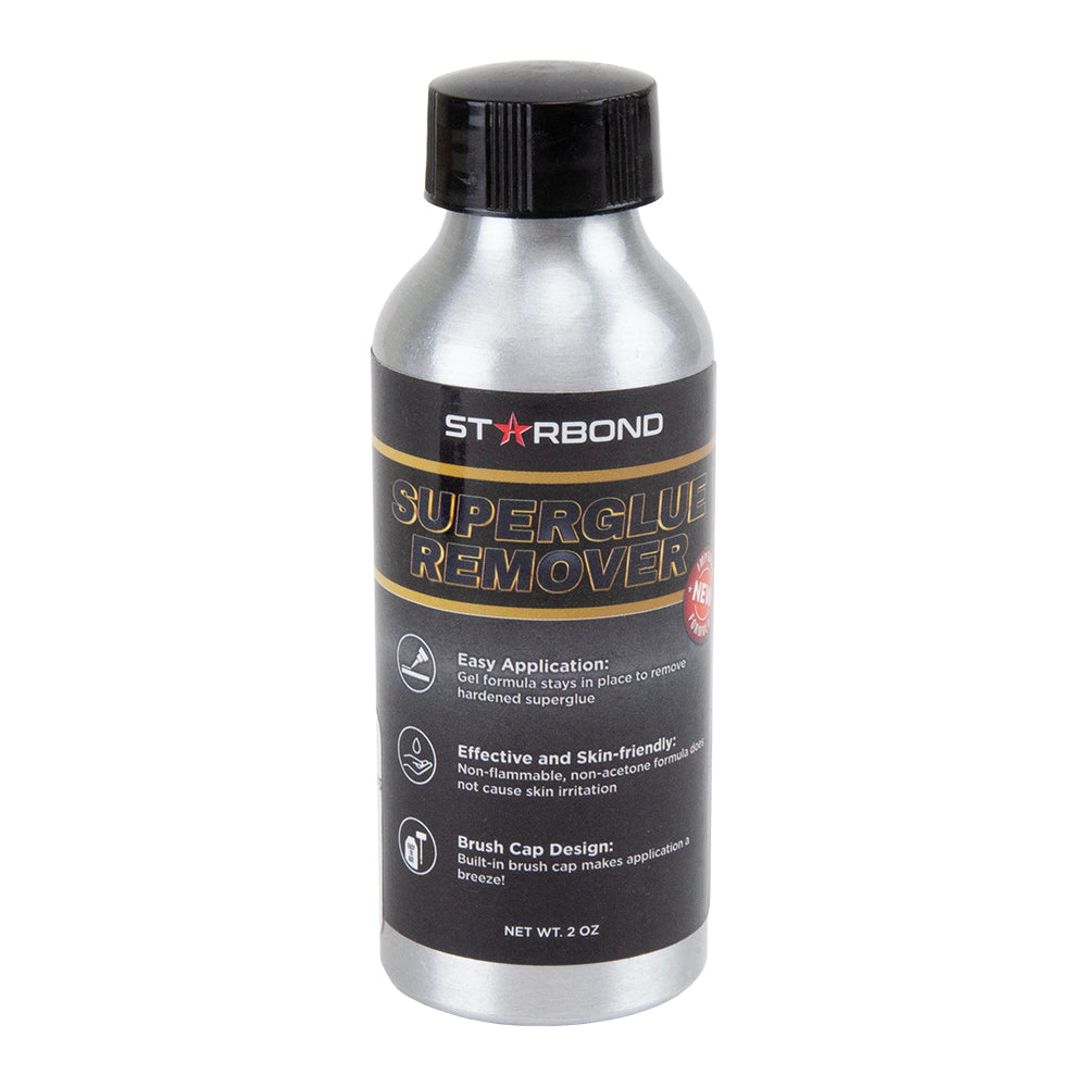 Starbond Super Glue Remover - 2 oz bottle - Say goodbye to sticky situations with the Starbond Superglue Remover, formerly known as CA Glue Debonder.</span></p>