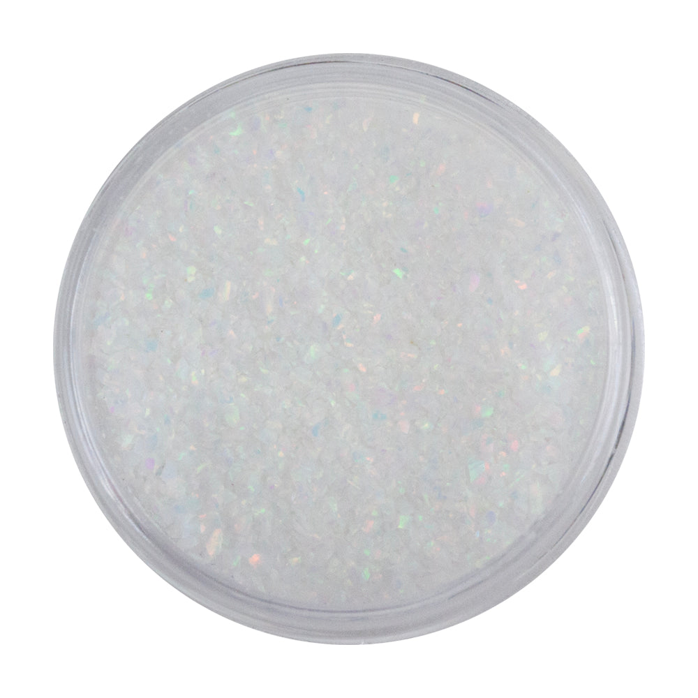 Crushed Fire & Snow Opal Gemstone - 1g open jar