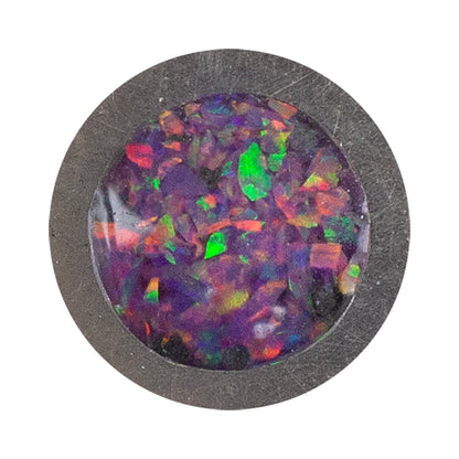 Crushed Royal Lavender Opal Gemstone - 1g Sample in Silver