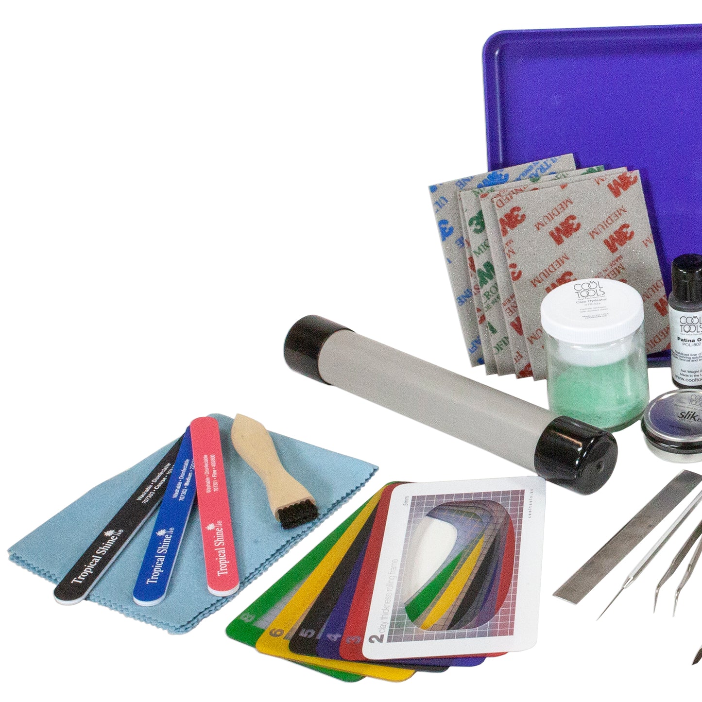 Deluxe Metal Clay Starter Tool Kit