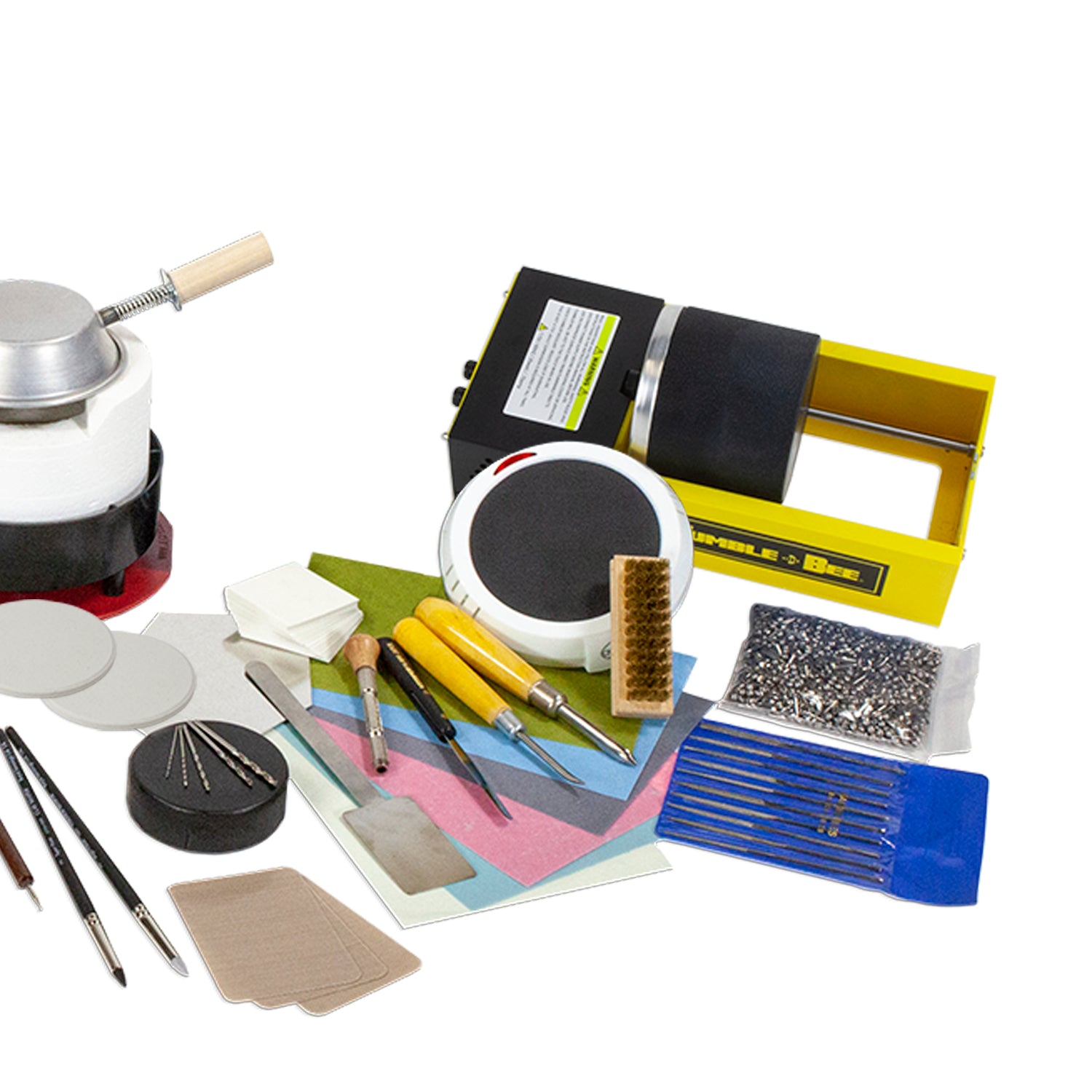 Deluxe Metal Clay Starter Tool Kit with UltraLite Studio Kiln - Cool Tools