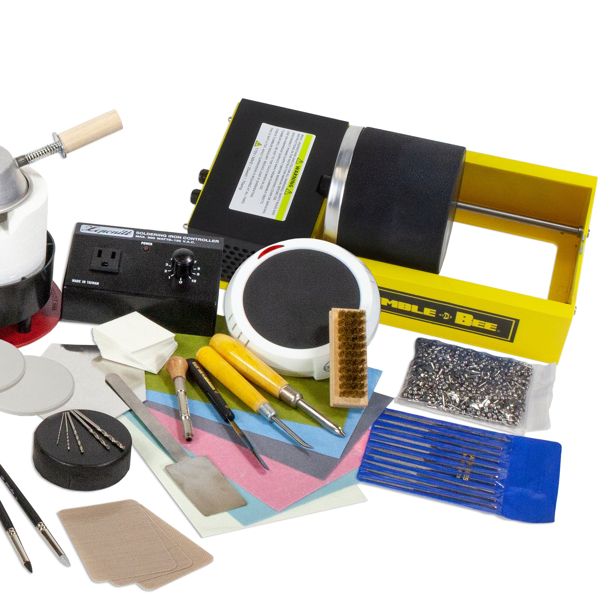 Deluxe Metal Clay Starter Tool Kit with UltraLite Studio Kiln Cool Tools