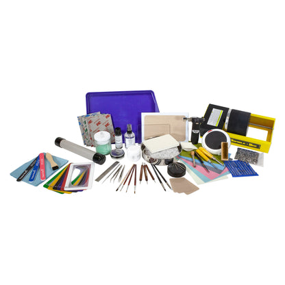 Deluxe Metal Clay Starter Tool Kit with Torch - Cool Tools