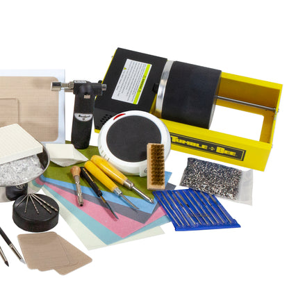 Deluxe Metal Clay Starter Tool Kit with Torch - Cool Tools