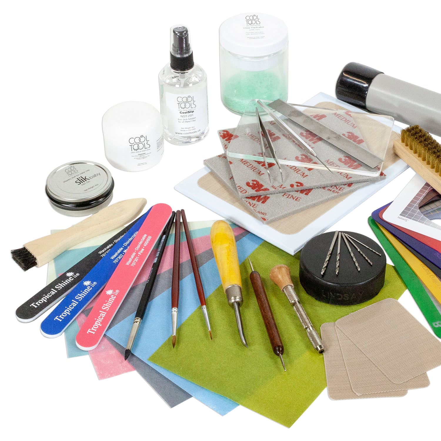 Metal Clay Basic Tool Kit This kit includes everything you need to get started with FS999 Fine Silver Clay (New Formula) at a discounted rate. In addition to this kit, you’ll need a kiln and firing accessories.