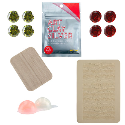 Craftcast Kit: Metal Clay Garden Magic: Crafting a Circle Pendant - Cool Tools