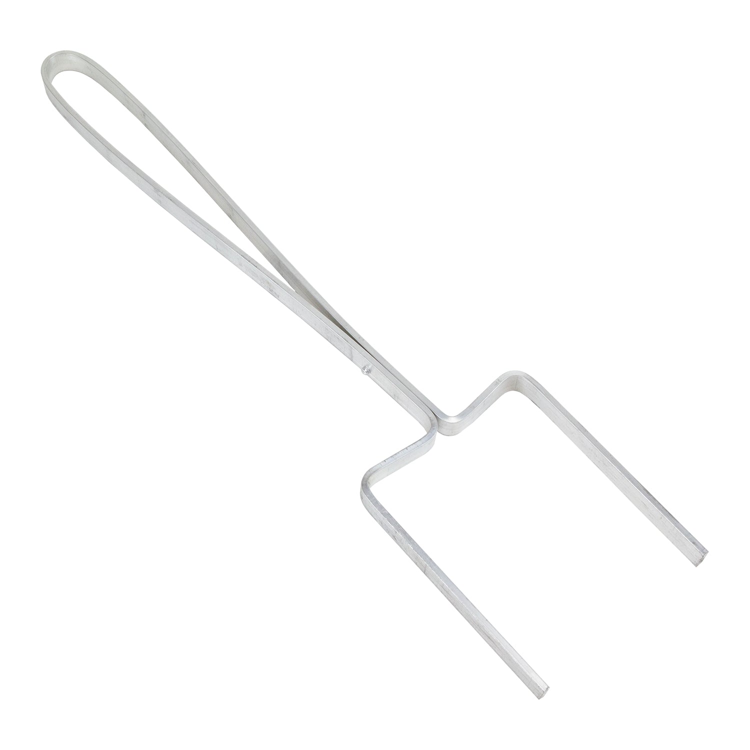 metal Enameling Fork Sturdy enameling fork for moving workpieces in and out of the kiln. When working with enamels, the work is inserted and removed at high temperatures. The 14" long handle maintains a safe distance from the heat.