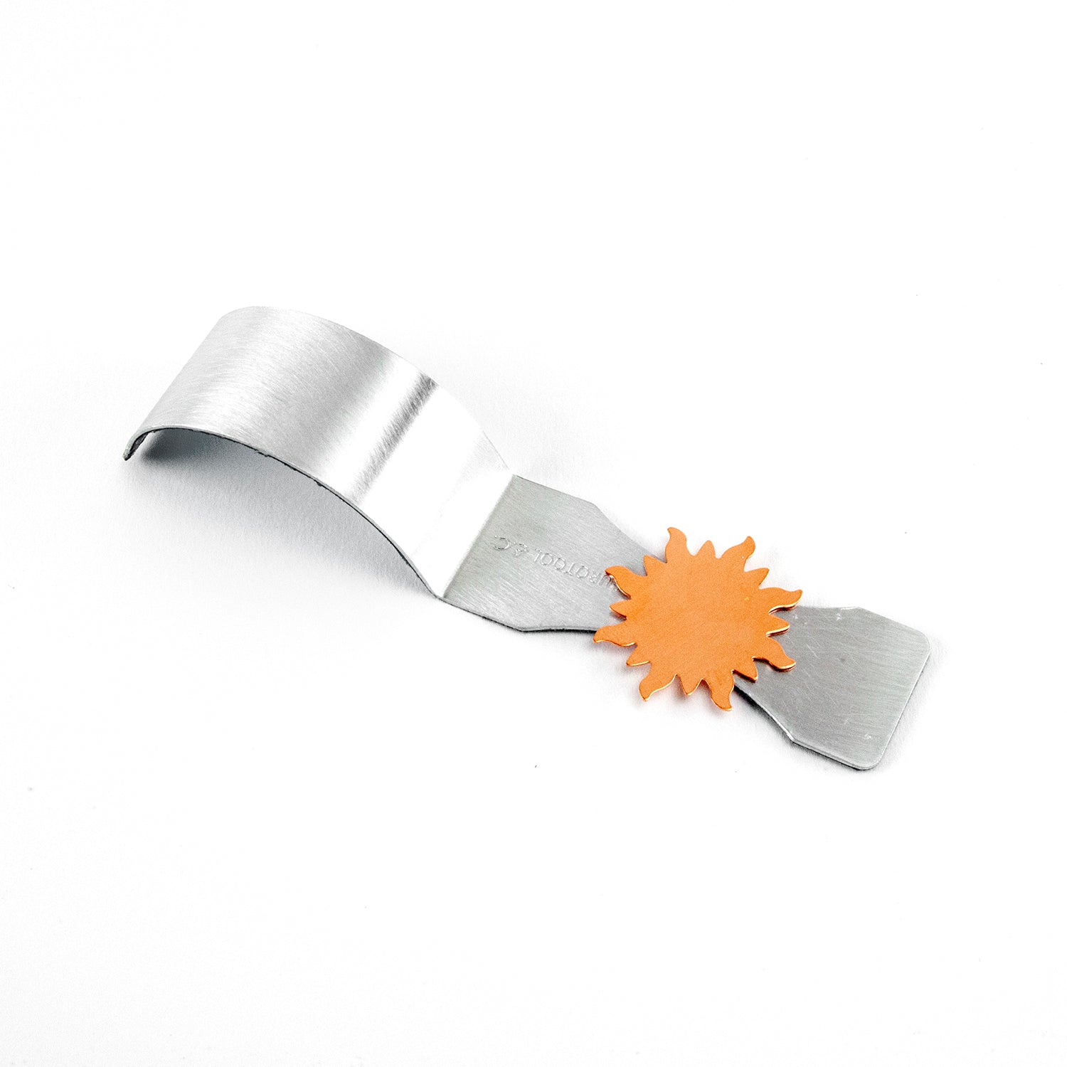 metal Enameling Spatula with metal blank