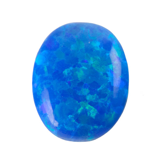 Imitation Peacock Opal Gemstone - Cabochon Oval