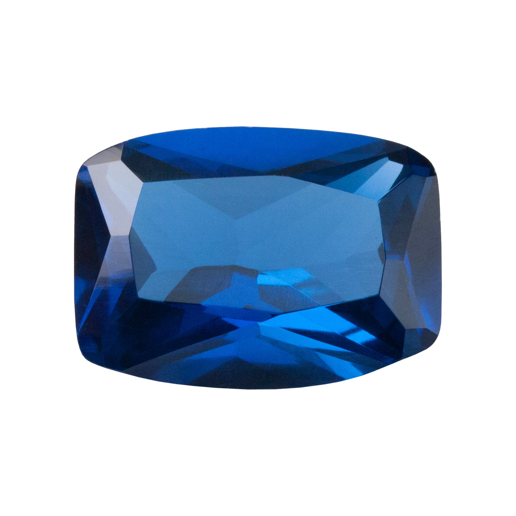 Lab Gemstone - Blue Spinel - Barrel