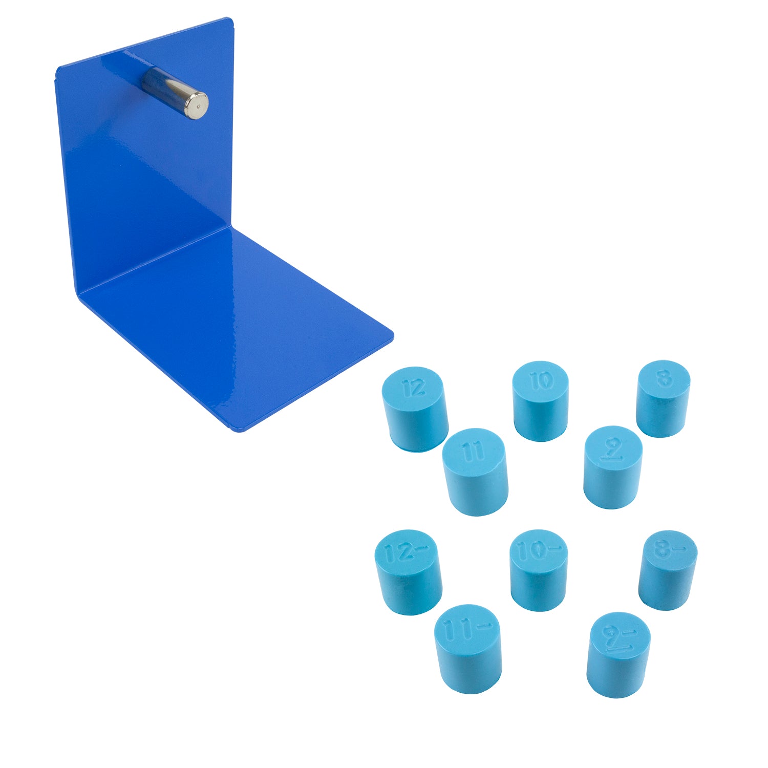 Cool Tools Silicone Ring Mandrels blue whole and half sizes with metal stand