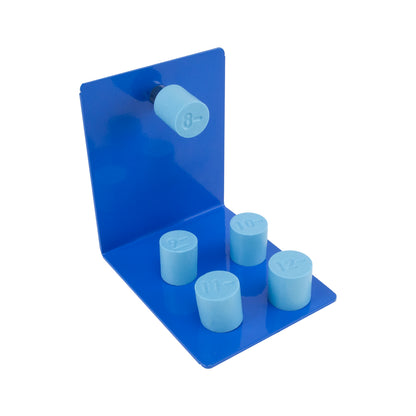 
Cool Tools Silicone Ring Mandrels blue half sizes with metal stand