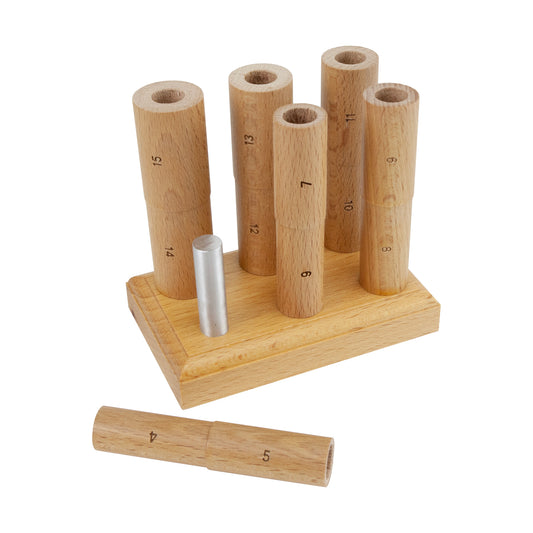 Mandrel - Ring - Wood - Whole Size with Stand