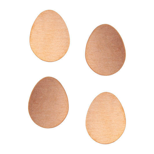 Copper Blanks - Imperfect Egg - Pkg/4