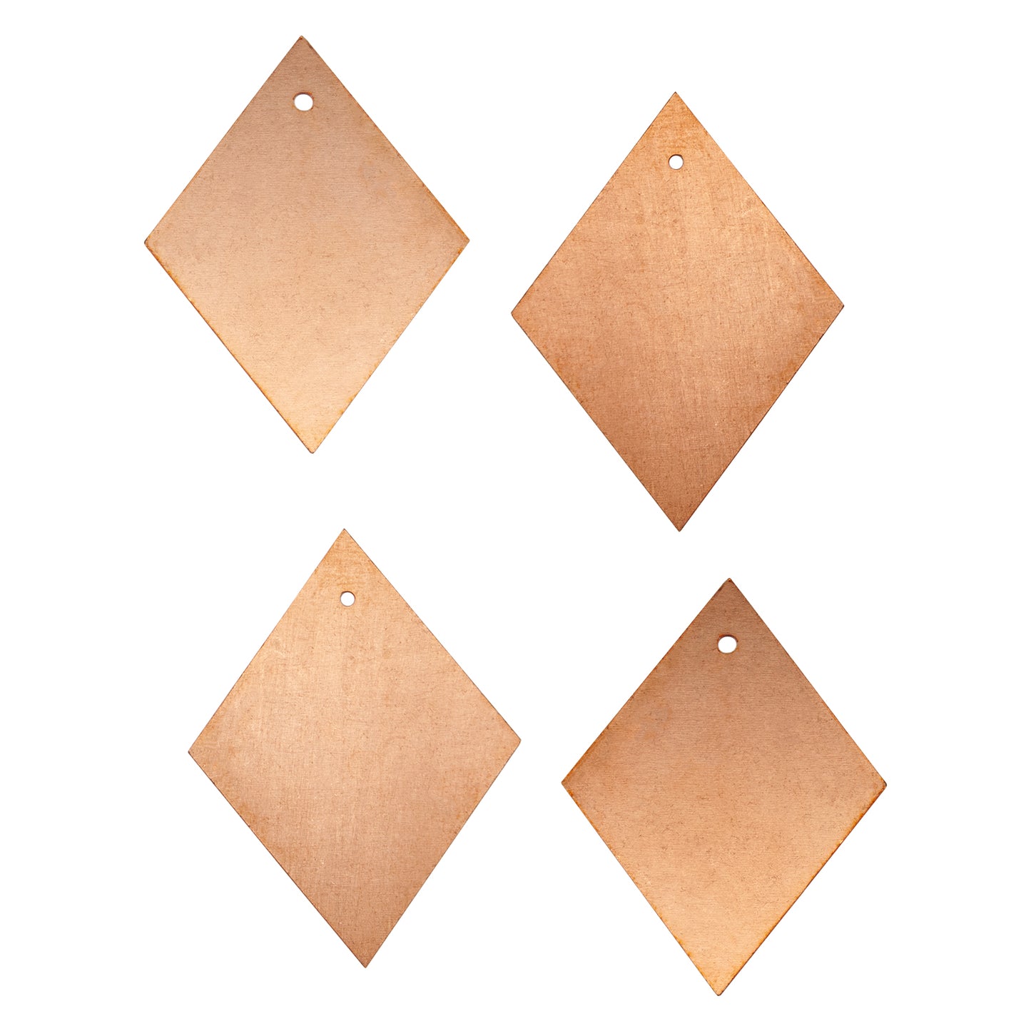 Copper Blanks - Diamond - Pkg/4