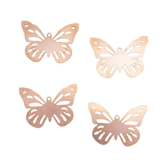 Copper Blanks - Butterfly - Pkg/4 30mm