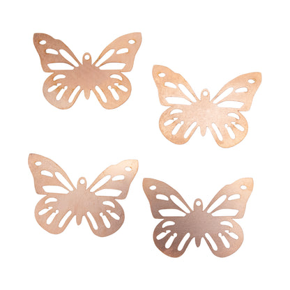 Copper Blanks - Butterfly - Pkg/4 40mm