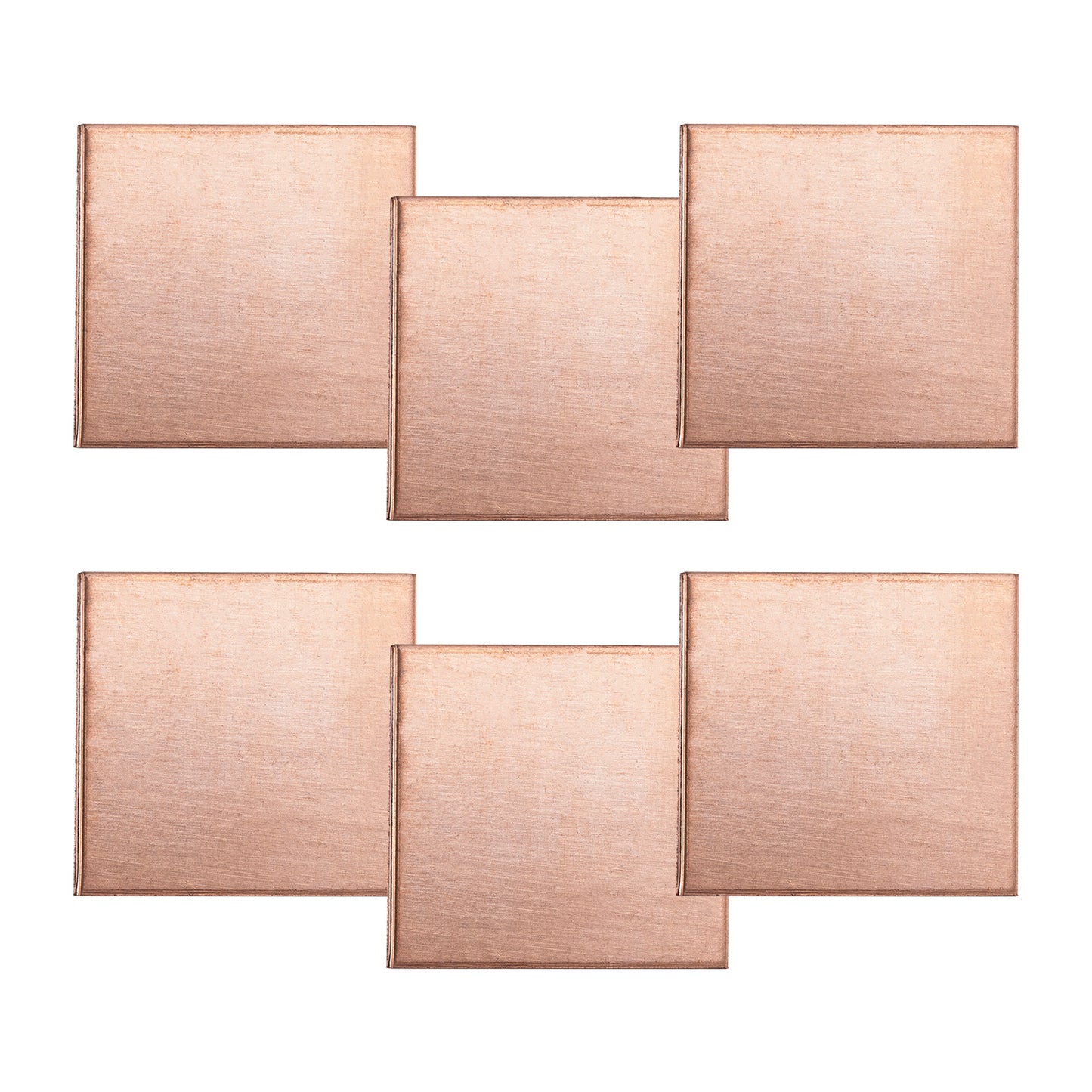 Copper Shape - Square - 1" Pkg/6