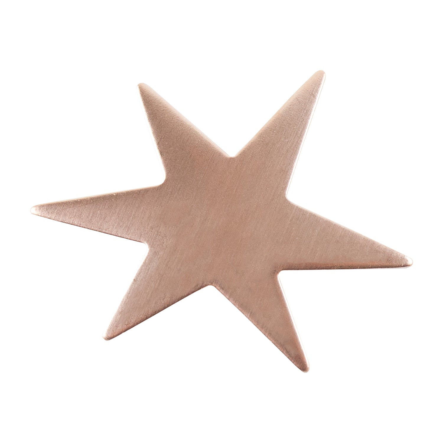 Copper Shape - Funky Star - 1-1/8" Pkg/6