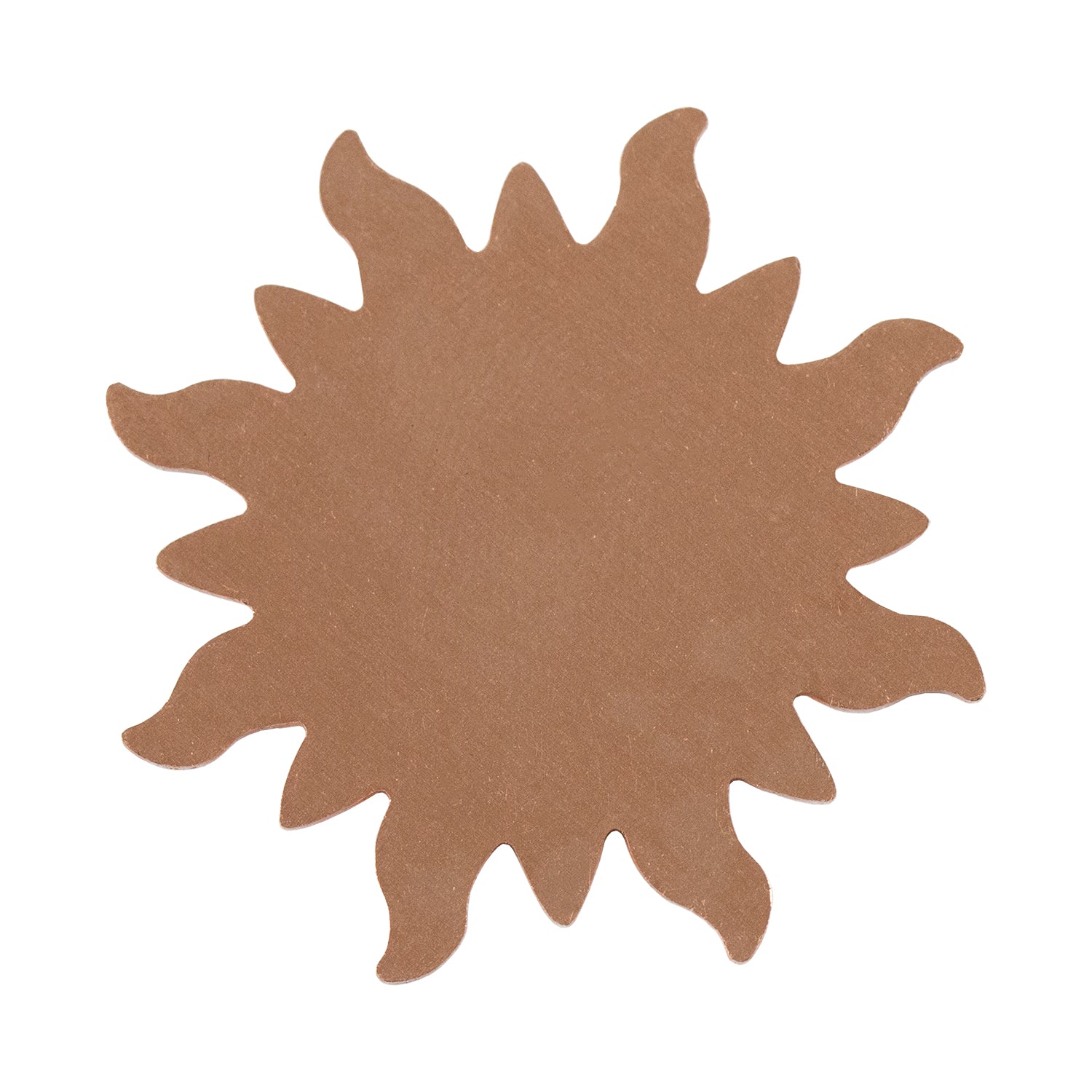 Copper Shape - Sunburst - 1-1/4" - Pkg/6