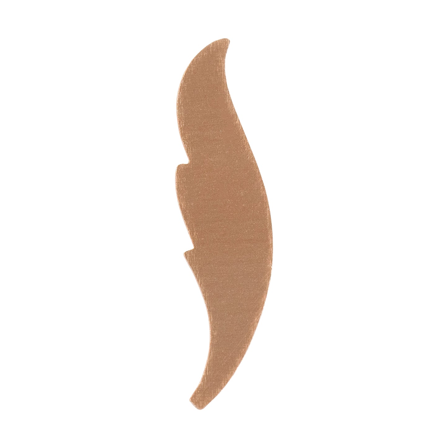 Copper Shape - Feather - 1" Pkg/6