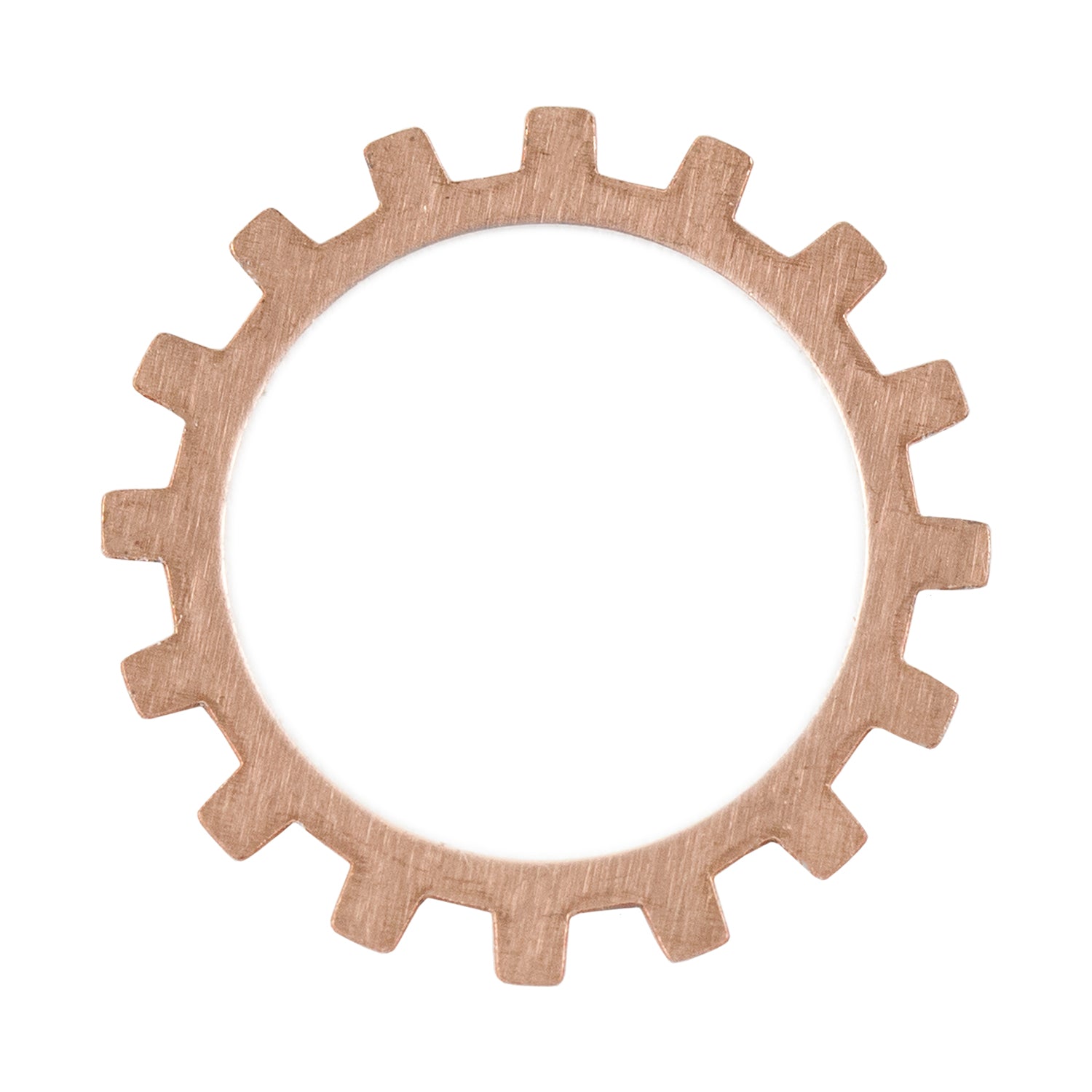 Copper Shape - Gear Open - 3/4" Pkg/6