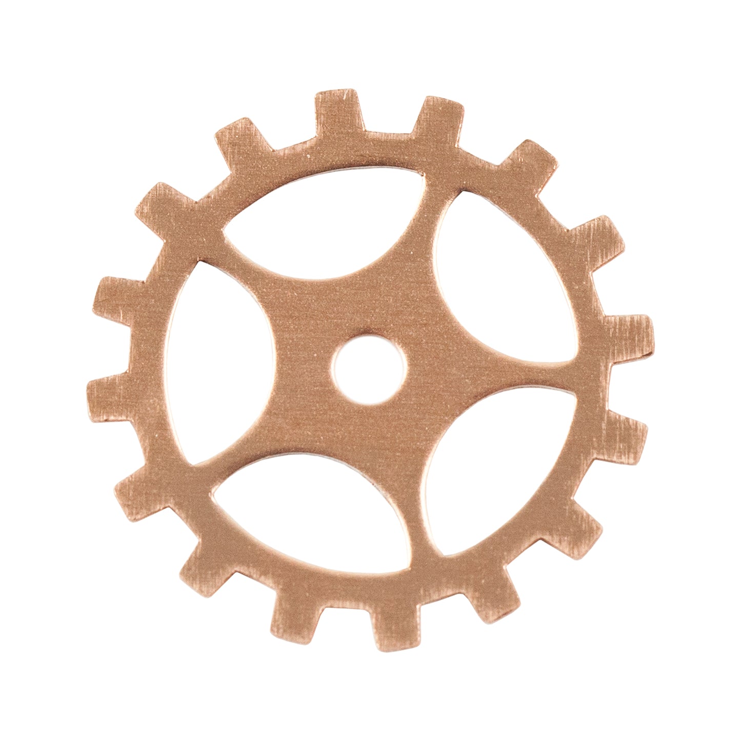 Copper Shape - Gear with Spokes - 3/4" Pkg/6