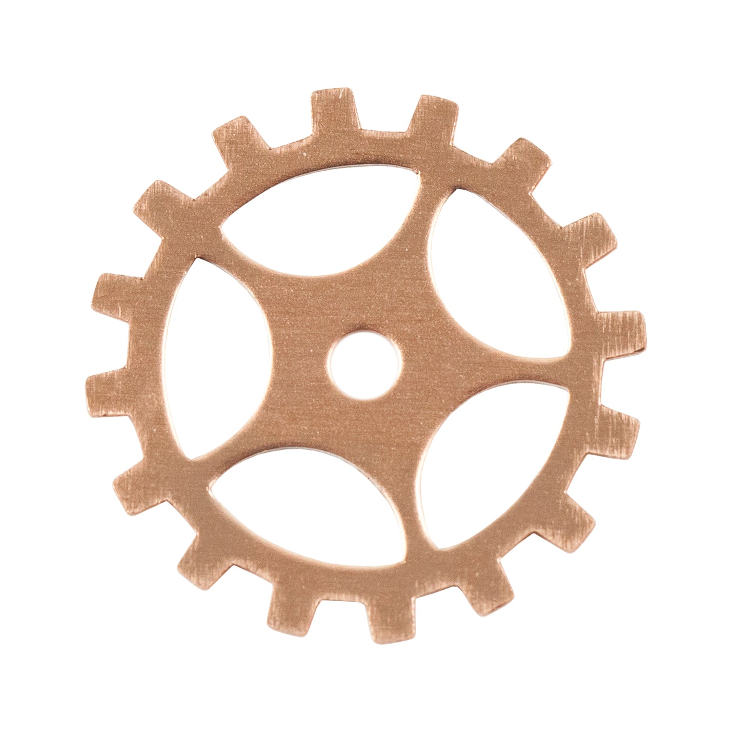 Copper Shape - Gear with Spokes - 3/4" Pkg/6