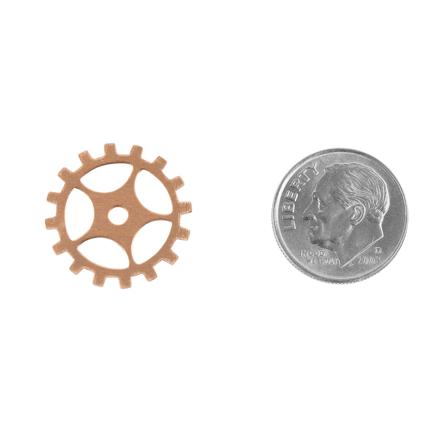 copper gears Copper Shape - Gear with Spokes