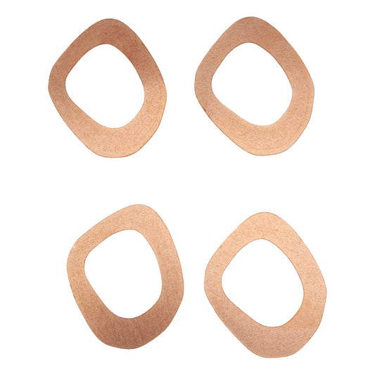 Copper Blanks - Open Imperfect Cushion 40mm - Pkg/4