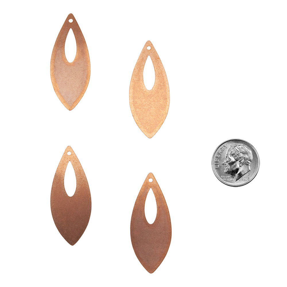 Copper Blanks - Open Pod 39mm - Pkg/4 with dime